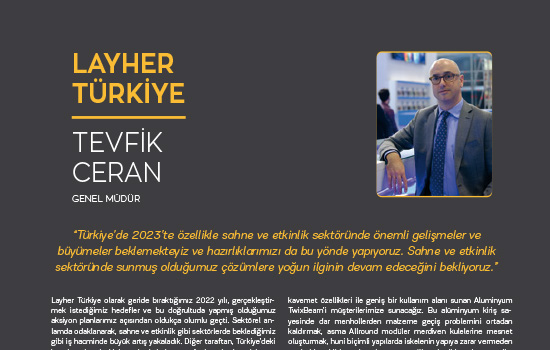 Türkiye’de 2023’te özellikle sahne ve etkinlik sektöründe önemli gelişmeler...